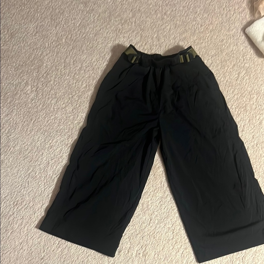 Black Wide-Leg Pants